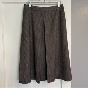 NWT Calvin Klein A-Line Brown Herringbone Skirt, 6